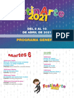 Programa General Festínarte 2021