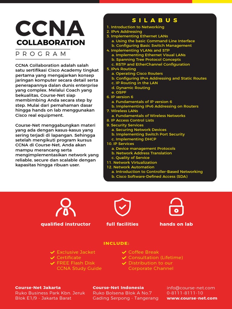 Brochure Ccna Collab Pdf Ip Address Cisco Certifications