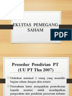 Ekuitas Pemegang Saham