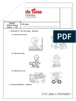 Examen Mensual 4 Años II Bimestre 2019