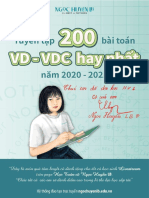 Tuyen Tap 200 Bai Toan VD VDC Hay Nhat On Thi THPT 2020 2021 Mon Toan