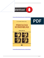 Ebook Psikologi Komunikasi Jalaluddin Rakhmat