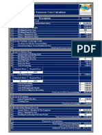 Employee Turnover Cost Calculator: Description Amount