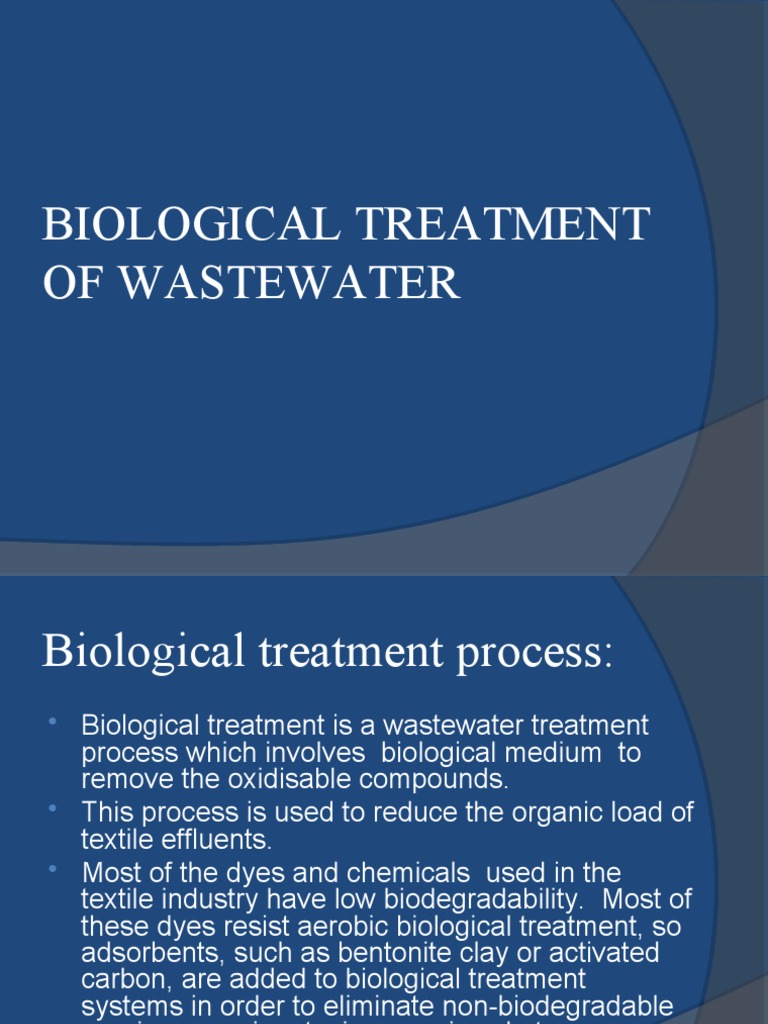 biological water waste treatment thesis