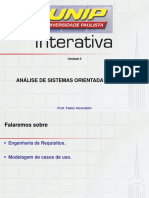 Analise de Sistemas de Objeto Slides de Aula – Unidade II