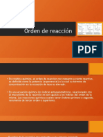 Orden de Reacción - pptxCINETICA