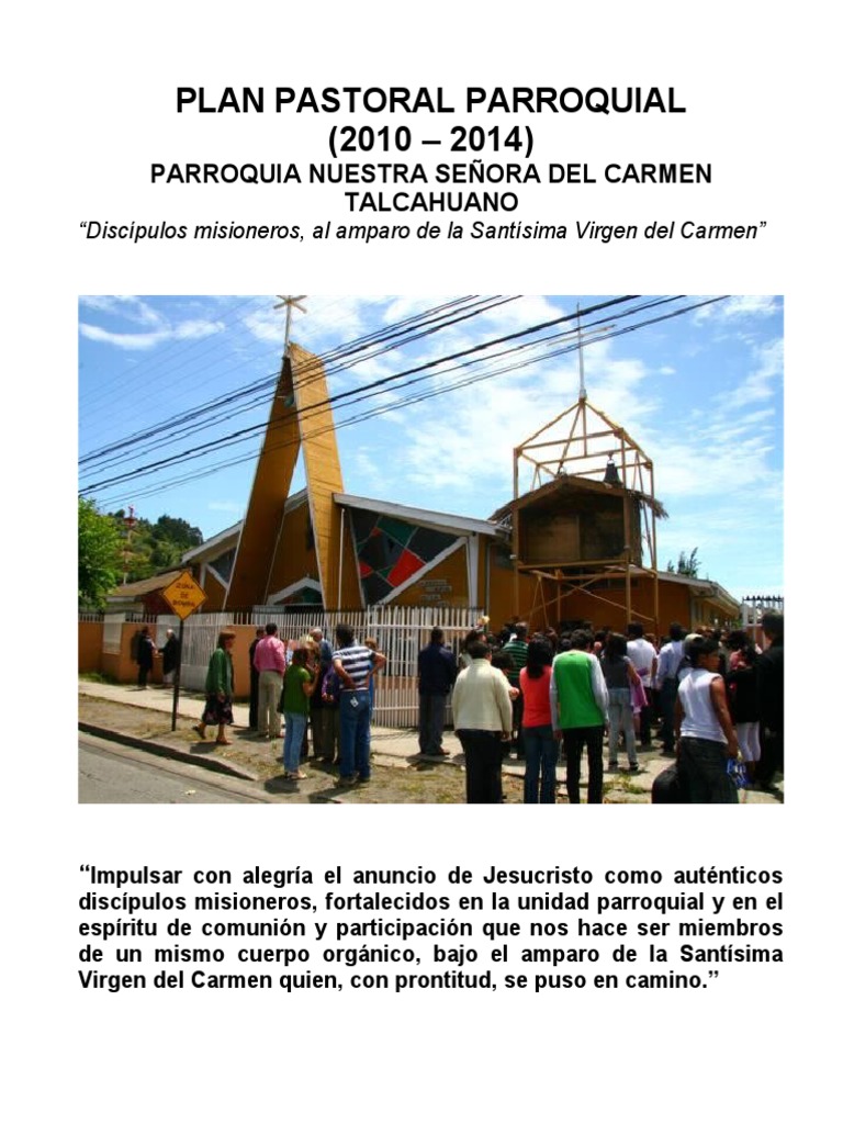 Plan Pastoral Parroquial 2010-2014 | PDF | Iglesia Católica | María ...