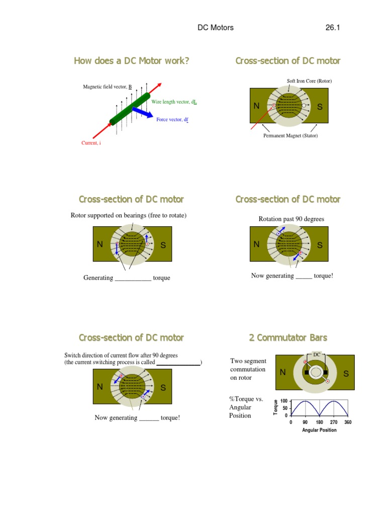 DC - Motors Tutorial | PDF | Electric Motor | Torque