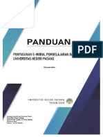 Panduan Penyusunan E-Modul Pembelajaran Daring UNP