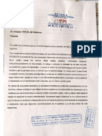 Segunda carta notarial de Fredy Pinto