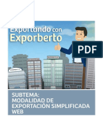 Exportacion Simplificada