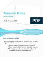 Chapter 4 Research Ethics