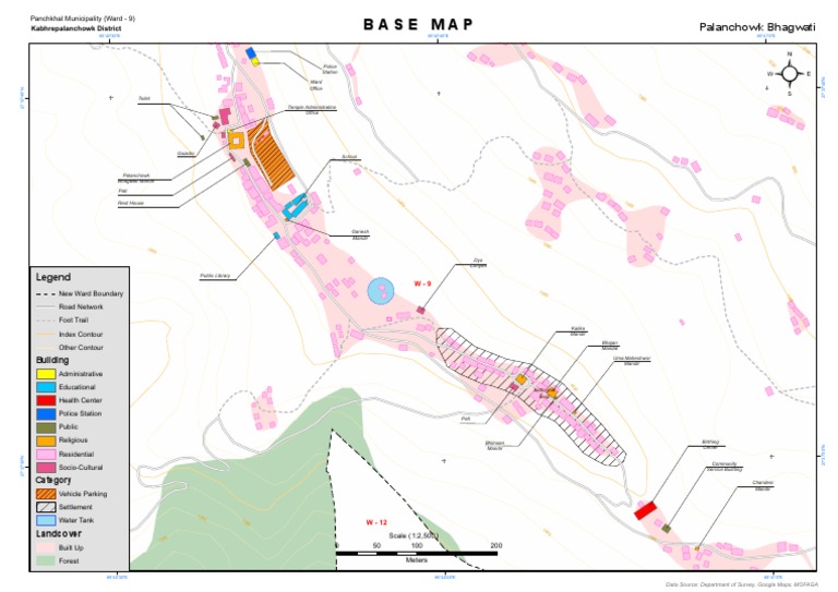 Panchkhal Municipality Ward Map | PDF | Cartography | Geographic Data ...