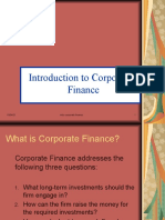 Introduction to Corporate Finance in 40 Characters