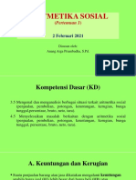 Powerpoint BDR MTK Aritmetika Sosial