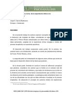 Psicoanálisis: El Complejo de Edipo A La Luz de La Experiencia Clínica Con Pacientes Psicóticos