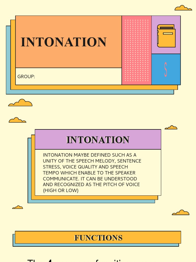 Understanding Intonation Functions in Speech | PDF | Language Arts ...
