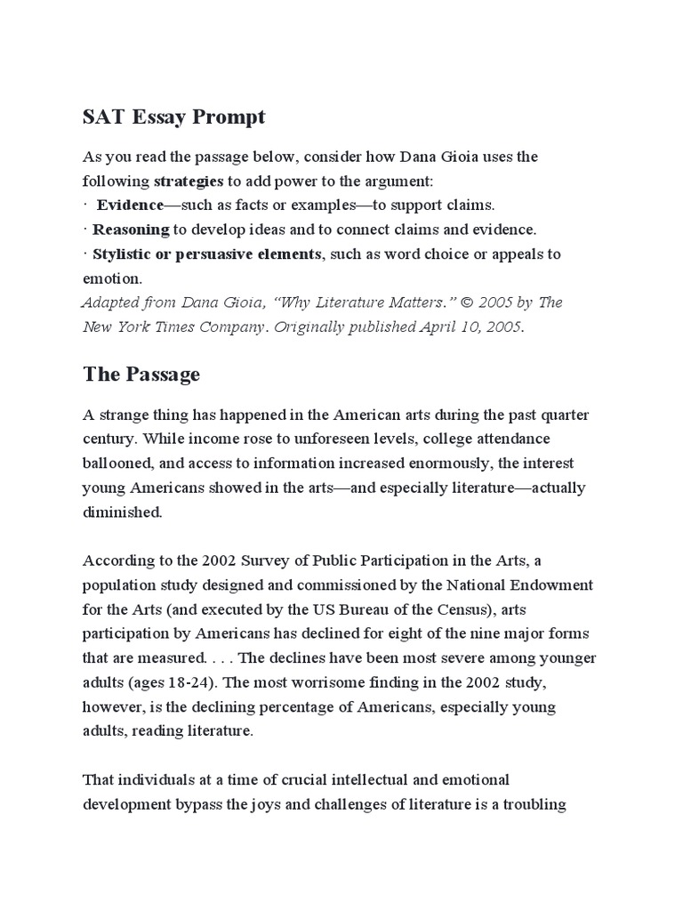 Why Literature Matters | PDF | Literacy | The United States
