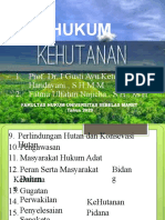 Hukum Kehutanan Topic 1