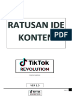 Ebook Ratusan Ide Konten Tiktok