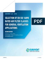 Eurovent REC 4-23 - Selection of EN ISO 16890 Rated Air Filter Classes - 2018 - English - Web