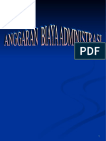 9 Anggaran aDMINISTRASI