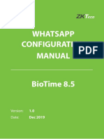 WhatsApp Configuration Manual