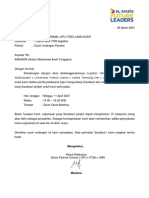 Surat Undangan IMAGARA (Ikatan Mahasiswa Aceh Tenggara)