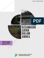 Kecamatan Sayan Dalam Angka 2019
