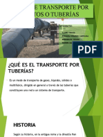 Modo de Transporte Por Ductos o Tuberías