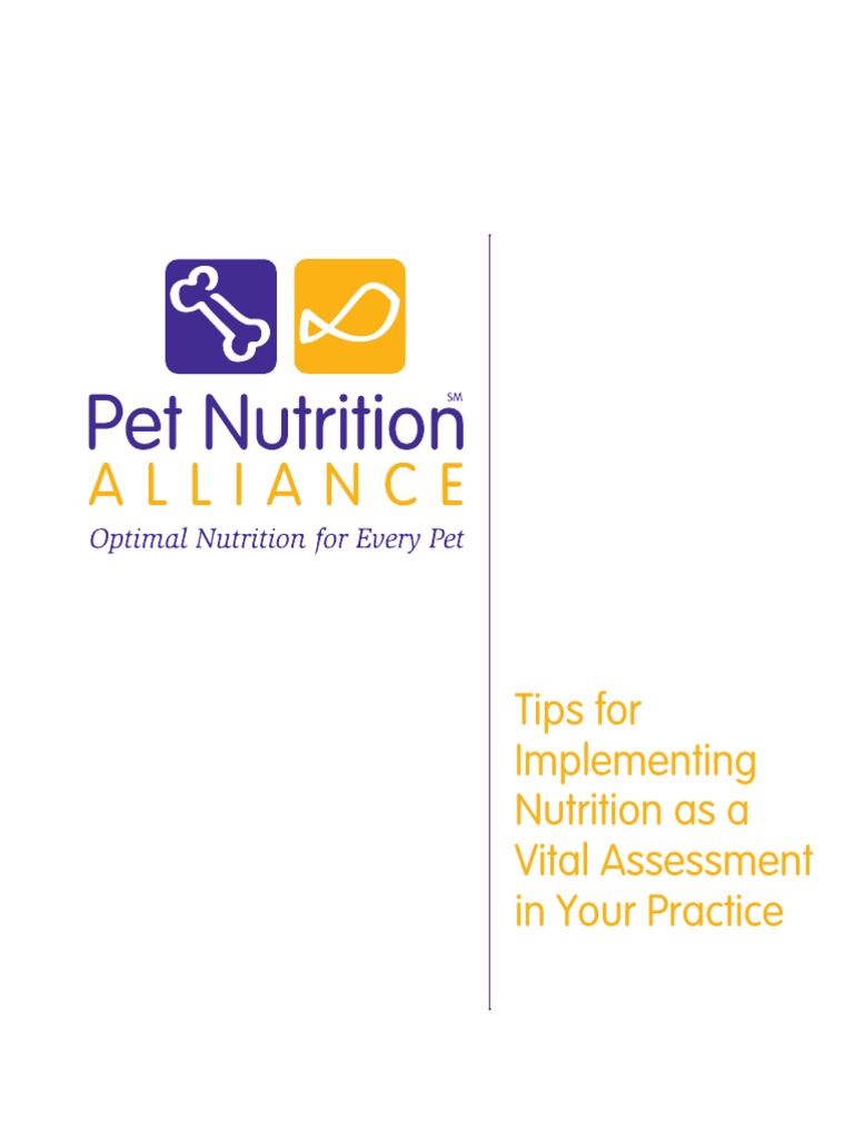 Quick Tips On Implementing The WSAVA Nutrition Guidelines PDF Health Care Medicine