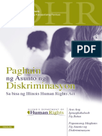 Charge Discrimination Tagalog Brochure