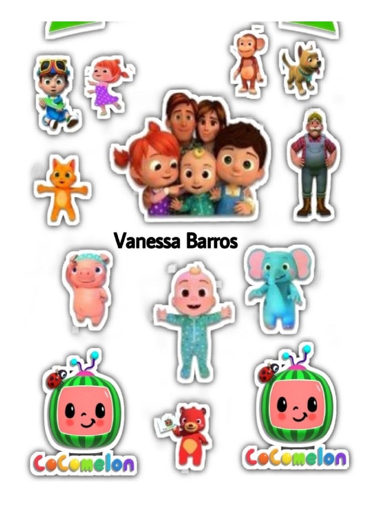 Cocomelon Cake Topper Printable Free