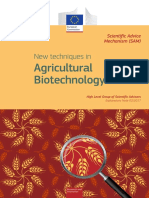 EU Explanatory Note New Techniques Agricultural Biotechnology