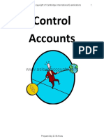 As Accounting Control Accounts