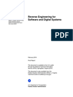 FAA Report on Reverse Engineering for Software and Digital Systems