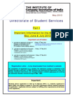 Directorate of Student Services: Part-I