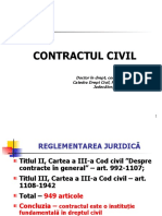 Teoria generala a contractului civil