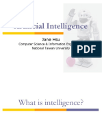 Artificial Intelligence: Jane Hsu