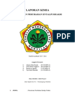 Penentuan Perubahan Entalpi Reaksi