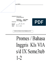 Promes SMP Inggris