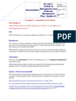 COVID-19 Management and Outbreak Management Plan - Update 41-1611799778909