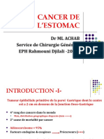 Cancer de l'Estomac DR Achab