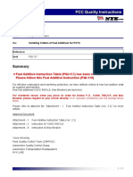 PQI-119 Handling Criteria of Fuel Additives For PCTC