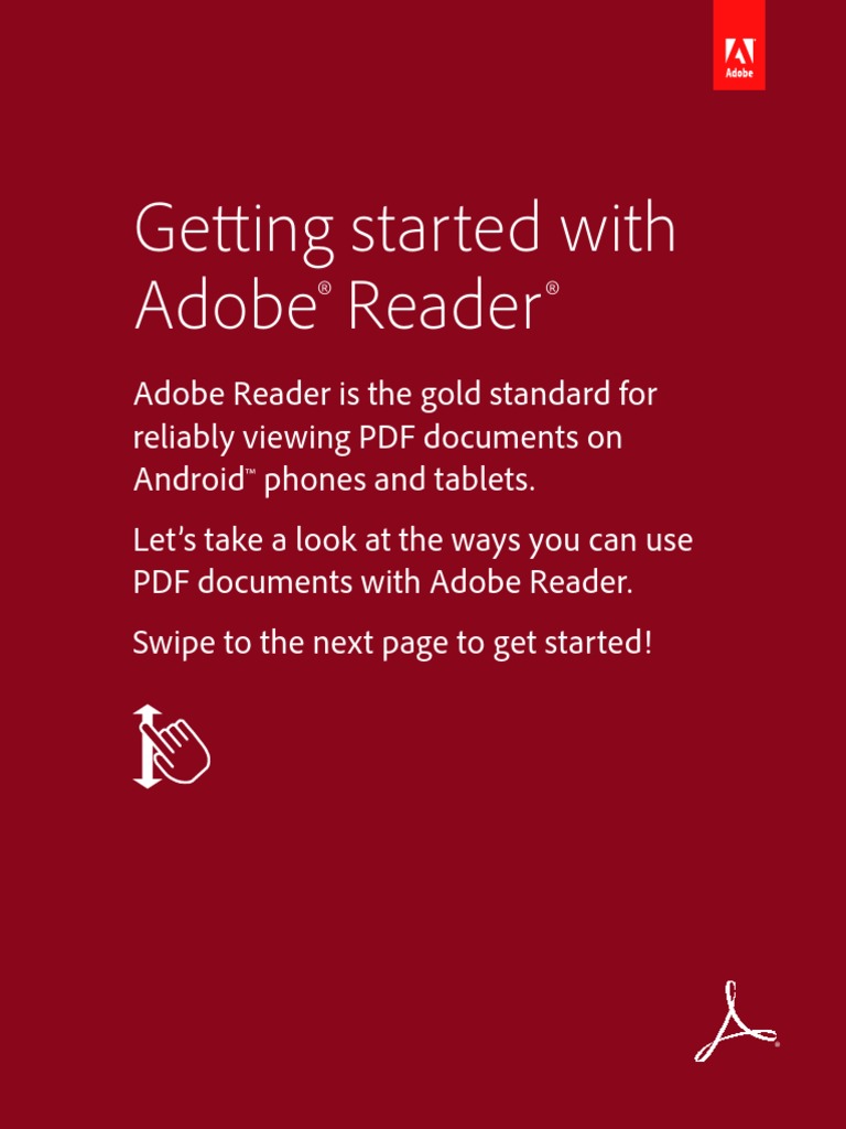 Getting Started With Adobe Reader | PDF | Application Software | Computing