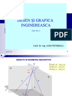 Desen Şi Grafica Inginereasca: Conf. Dr. Ing. Ligia Petrescu