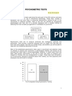 Psychometrics - Tests & HR