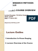 Week 1 - Lecture - 2nd March. 2021 - Intro-Course Overview (Adapted - Mwinuan)