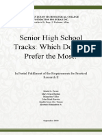 Practical Research II - Top Two Tracks Research Study