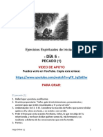 Ejercicios Espirituales de Iniciación - Día 5 - Pecado